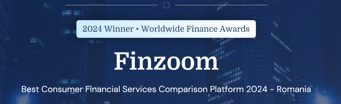 Premiul FinZoom.ro – Cea mai bună platformă de comparare a serviciilor financiare pentru consumatori (România) 2024